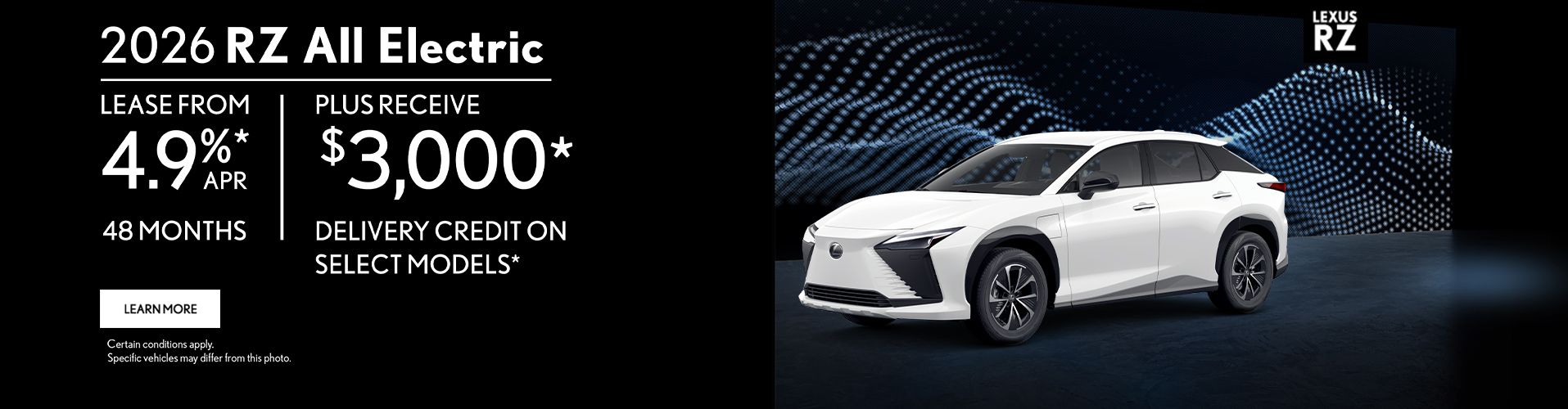 2026 Lexus RZ All Electric