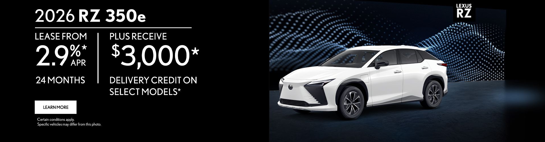2026 Lexus RZ 350e