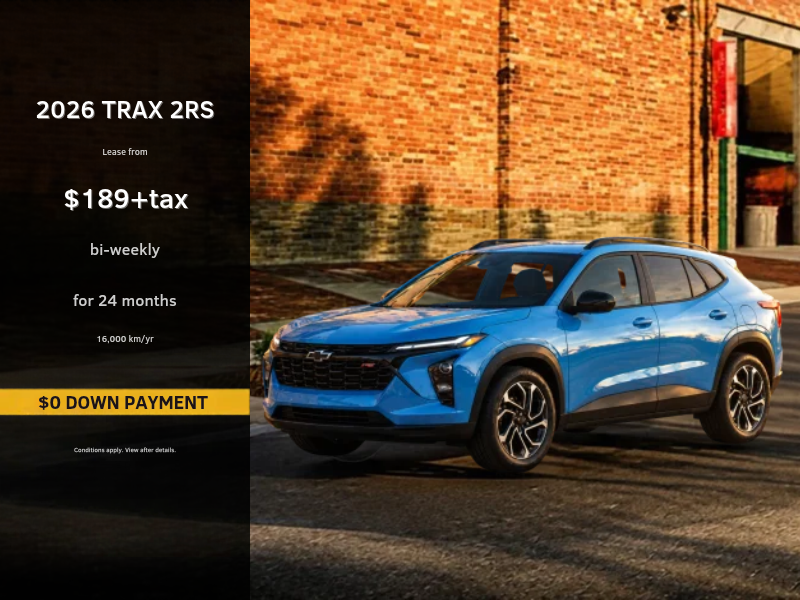 2026 Chevrolet Trax 2RS