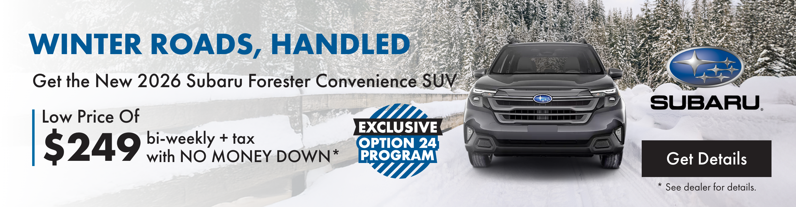 2026 Subaru Forester Convenience – Freedom to Choose