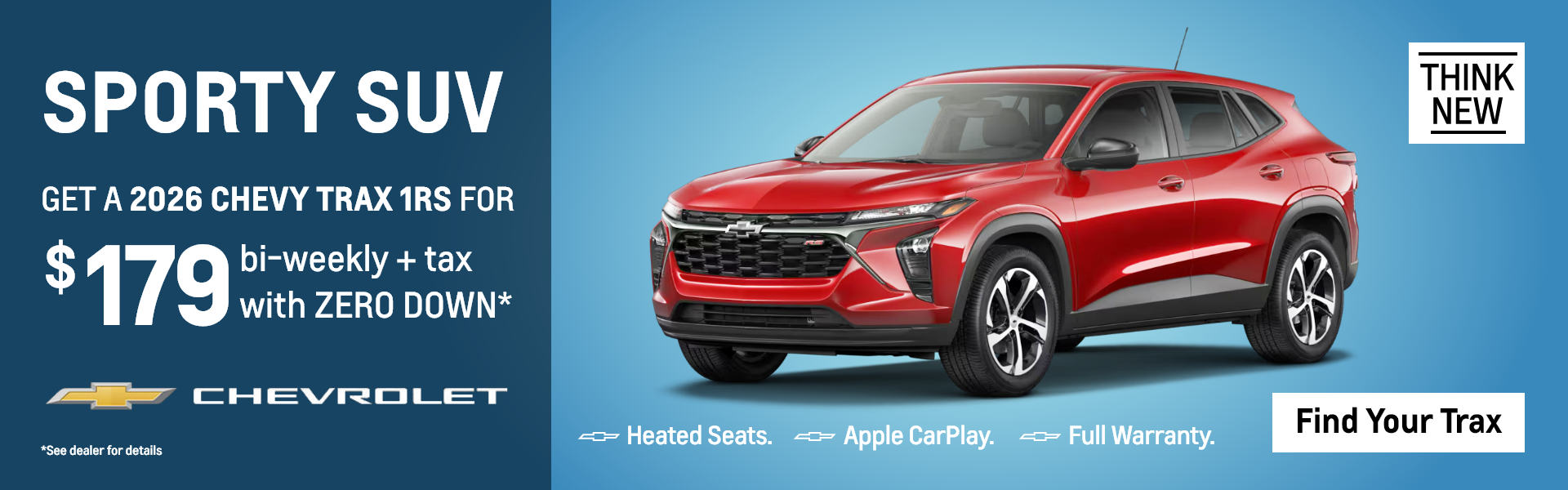 2026 Chevrolet Trax 1RS