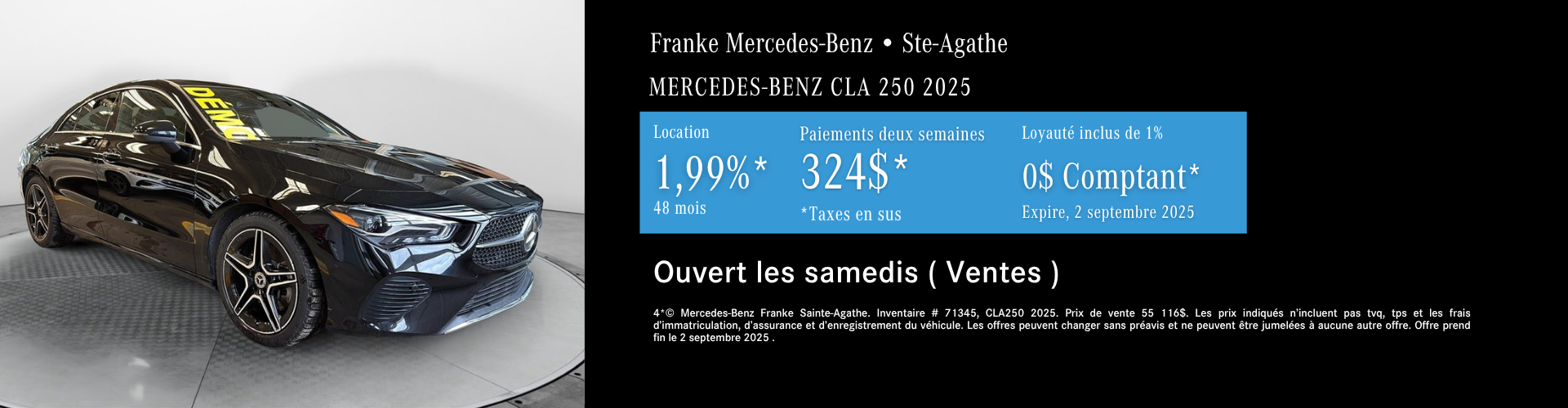 CLA 250 2025