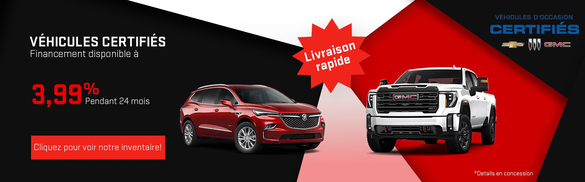 Véhicules certifiés Véhicules certifiés