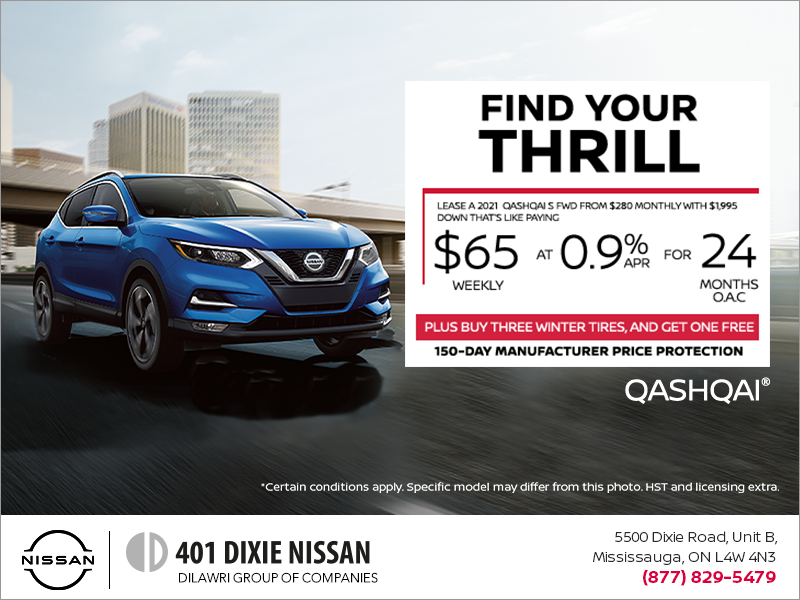 Get the 2021 Qashqai Today!