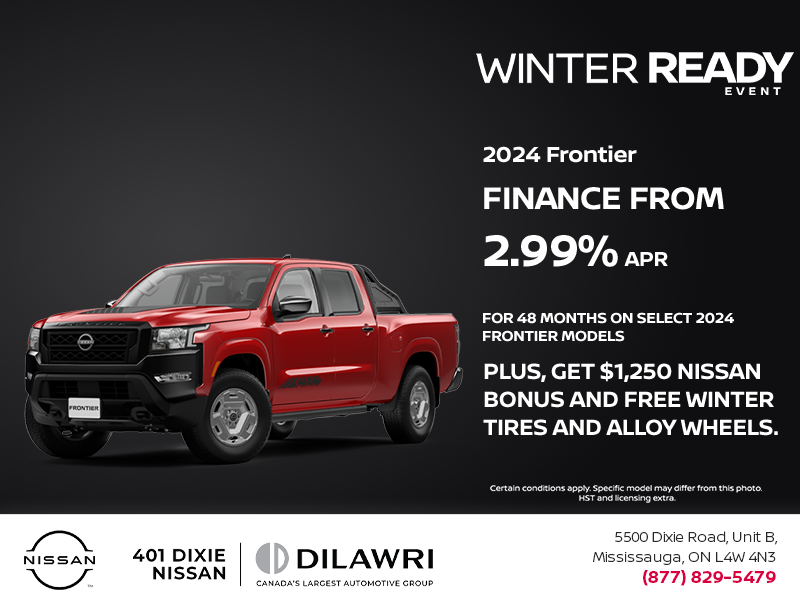 Get the 2024 Nissan Frontier Today!