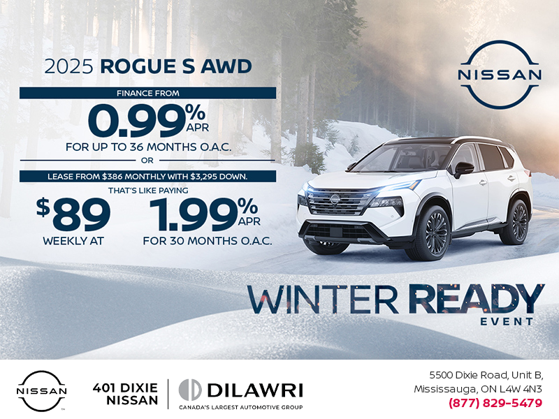 Get the 2025 Nissan Rogue Today!