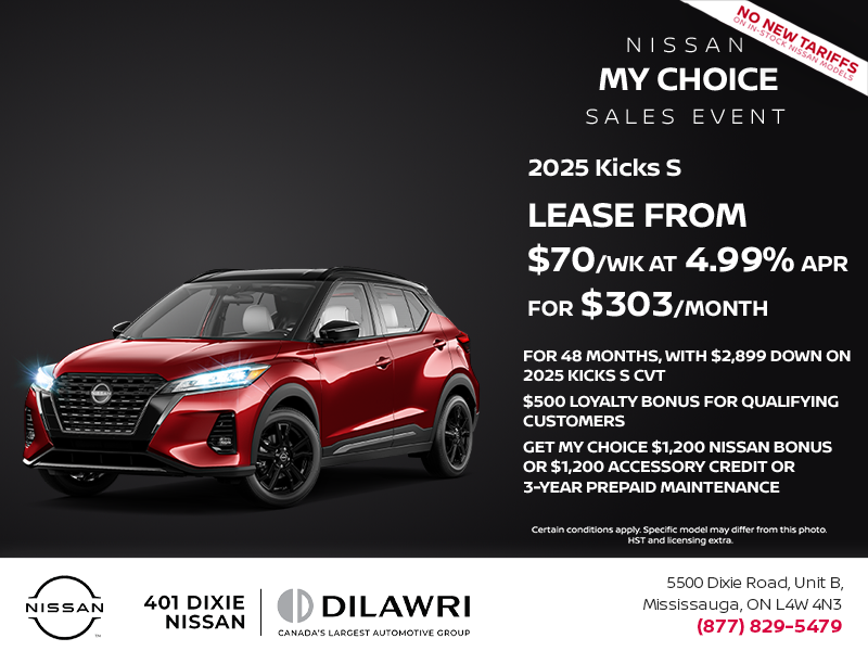 Get the 2025 Nissan Kicks Today!
