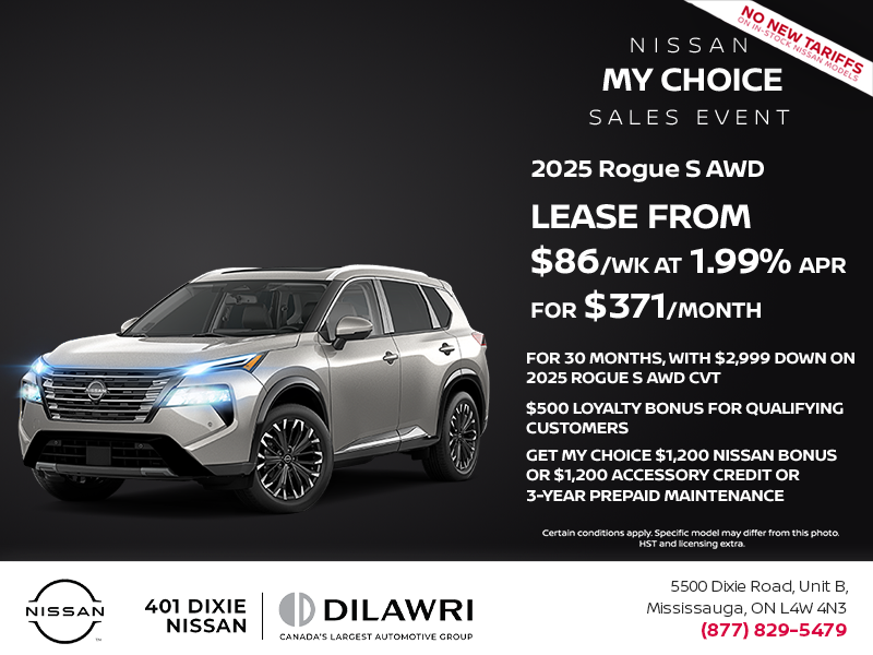 Get the 2025 Nissan Rogue Today!