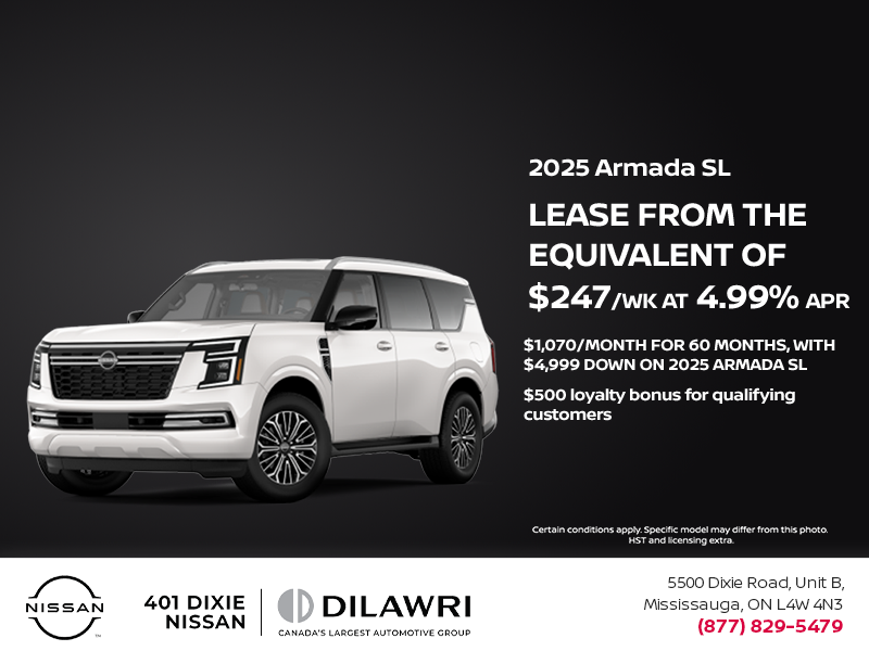 Get the 2025 Nissan Armada Today!