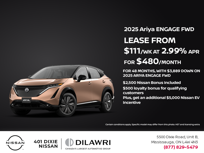 Get the 2025 Ariya Today!