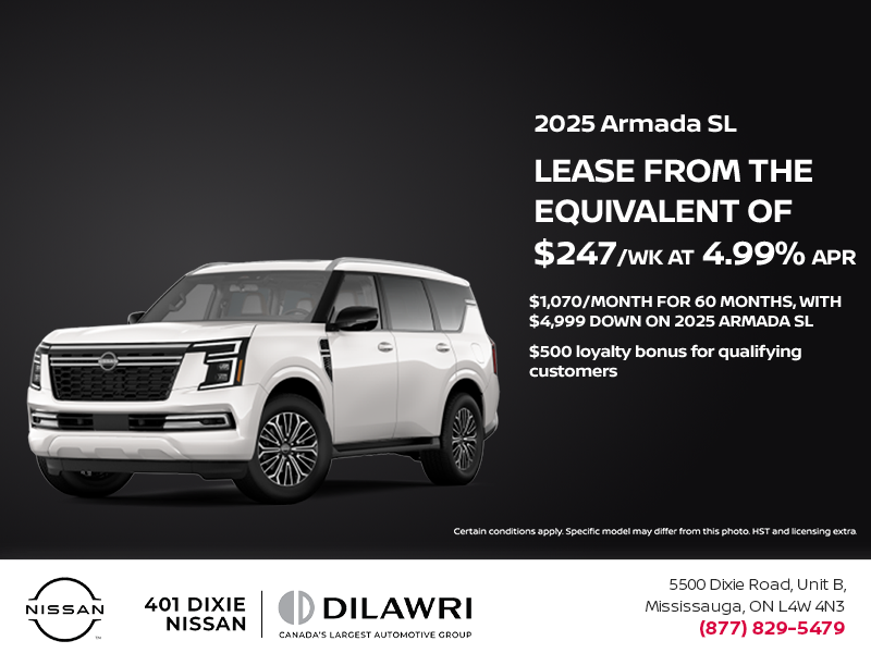 Get the 2025 Nissan Armada Today!