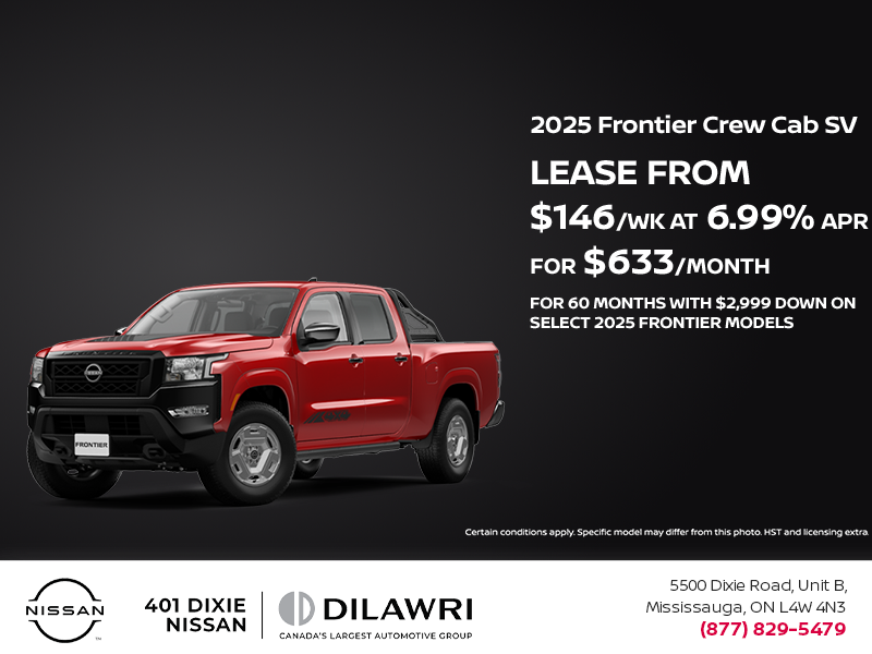 Get the 2025 Nissan Frontier Today!