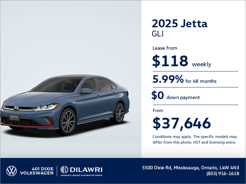 Get the 2025 Volkswagen Jetta GLI