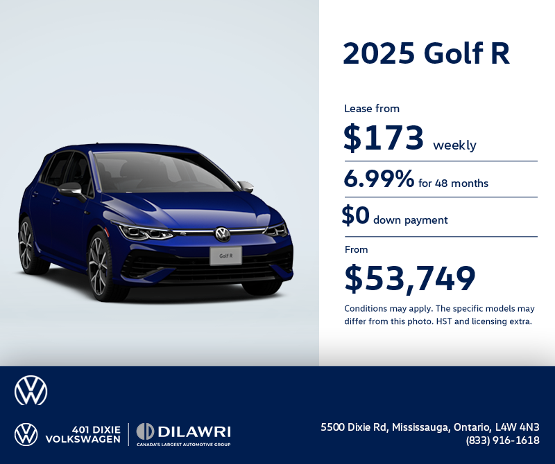 Get the 2025 Volkswagen Golf R
