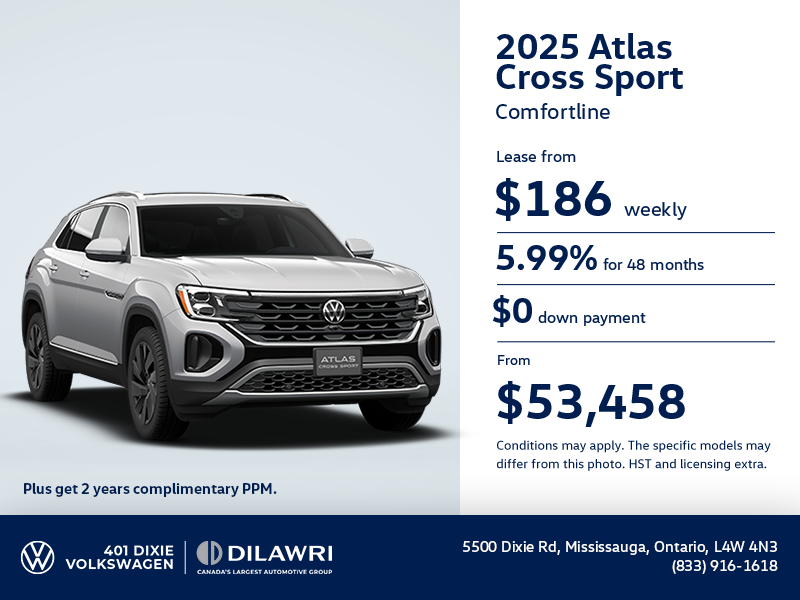 Get the 2025 Volkswagen Atlas Cross Sport