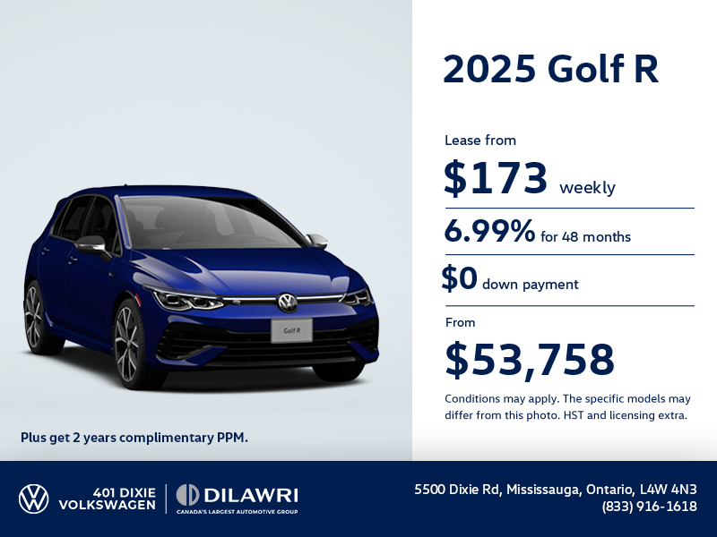 Get the 2025 Volkswagen Golf R