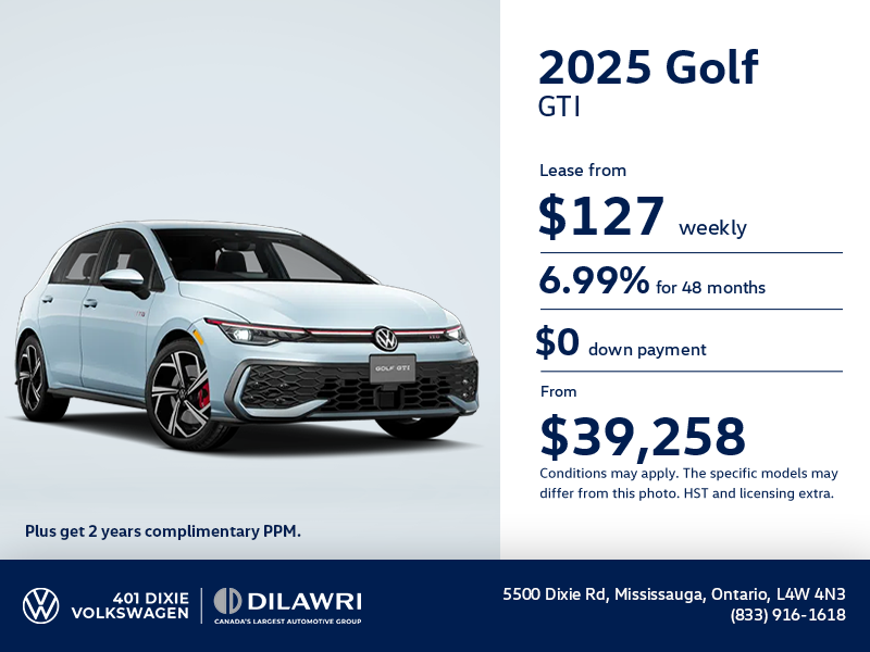 Get the Volkswagen Golf GTI 2025
