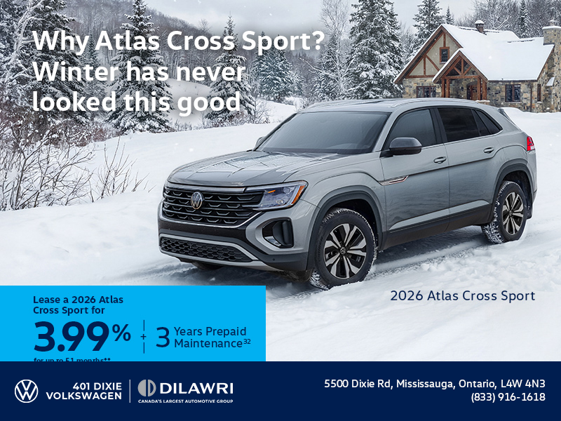 Get the 2026 Volkswagen Atlas Cross Sport