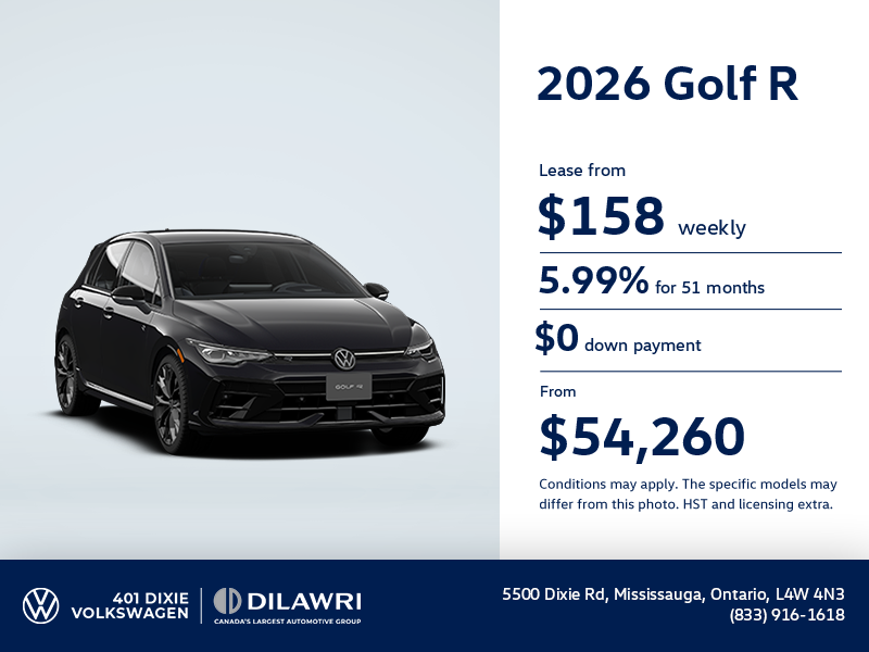 Get the 2026 Volkswagen Golf R