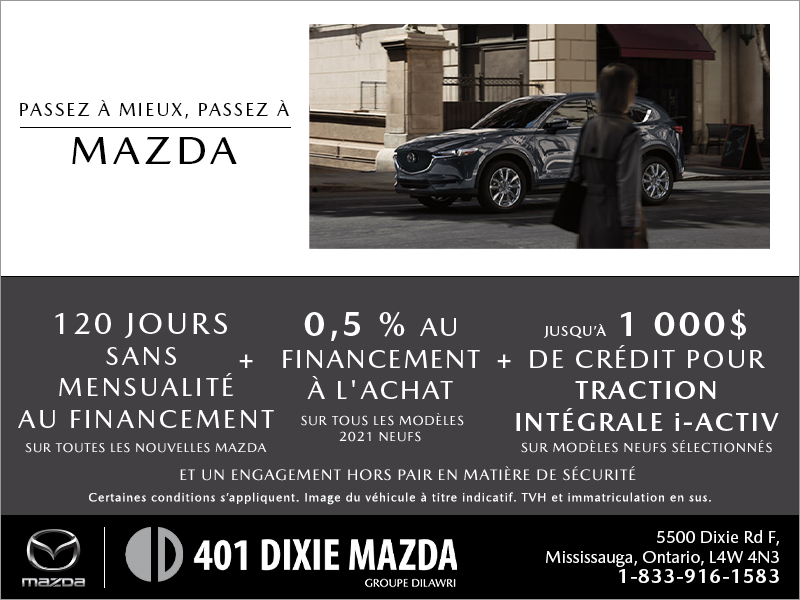 Passez à mieux, passez à Mazda !