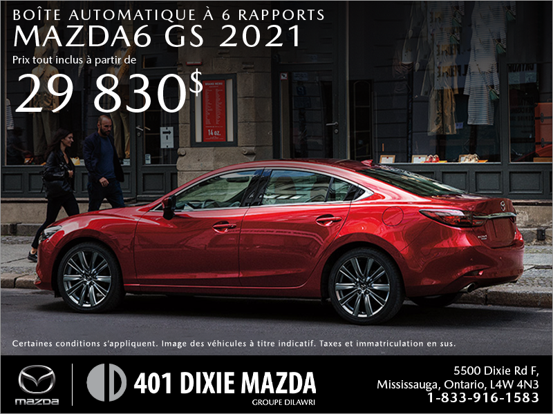 Procurez-vous la Mazda6 2021 dès aujourd'hui!