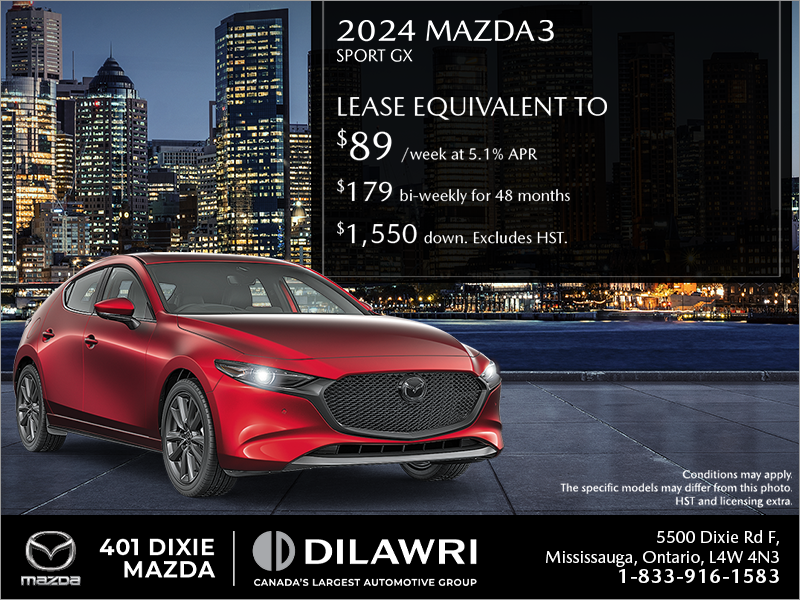 Get the 2024 Mazda 3 Sport