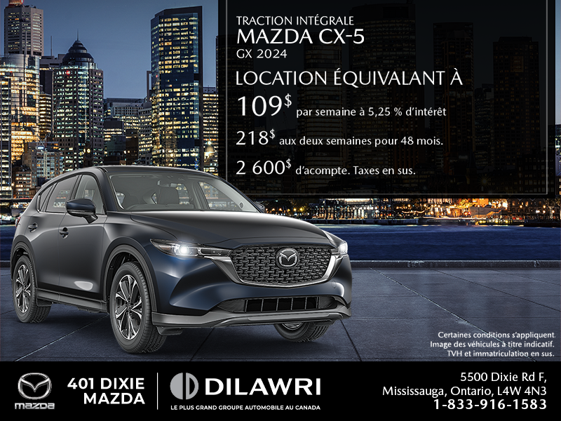 Procurez-vous le Mazda Cx-5 2024