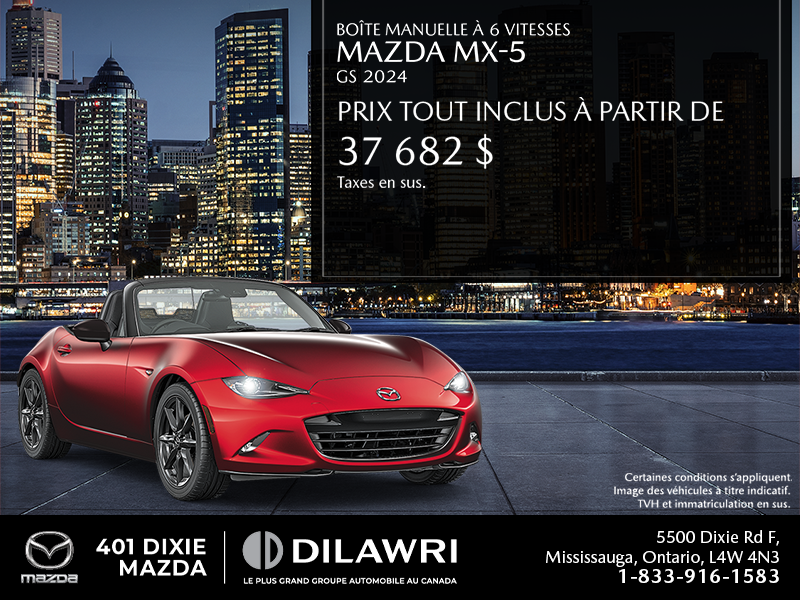 Procurez-vous le Mazda Mx-5 2024