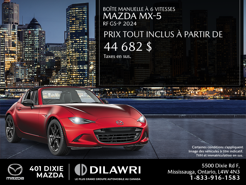 Procurez-vous le Mazda Mx-5 Rf 2024