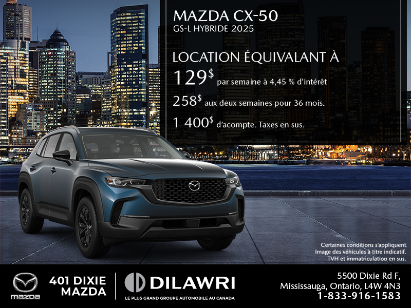 Procurez-vous le Mazda Cx-50 Hybride 2025