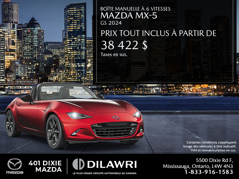 Procurez-vous le Mazda Mx-5 2024