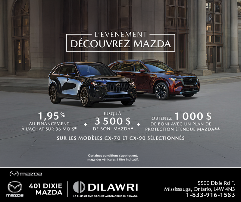L'événement Découvrez Mazda