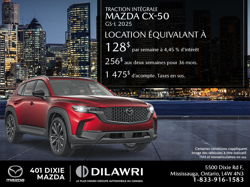 Procurez-vous le Mazda Cx-50 2025