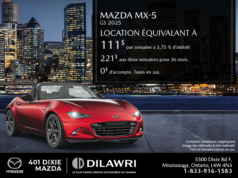 Procurez-vous le Mazda Mx-5 2024