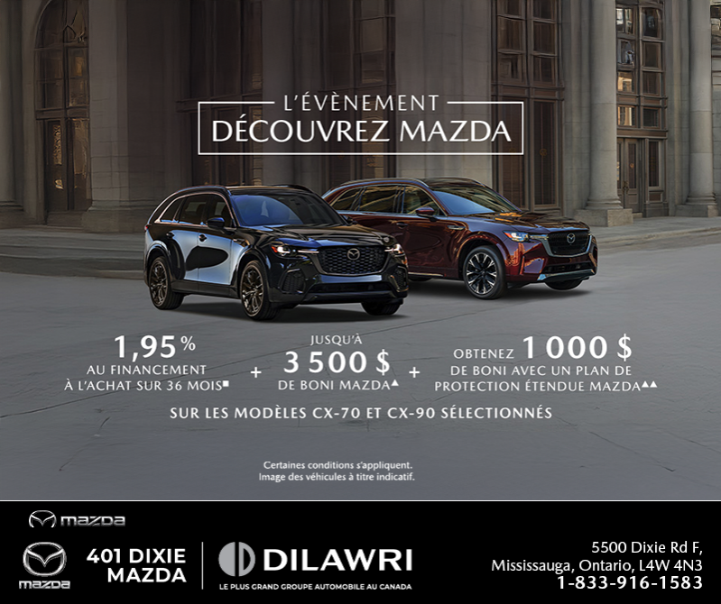 L'événement Découvrez Mazda