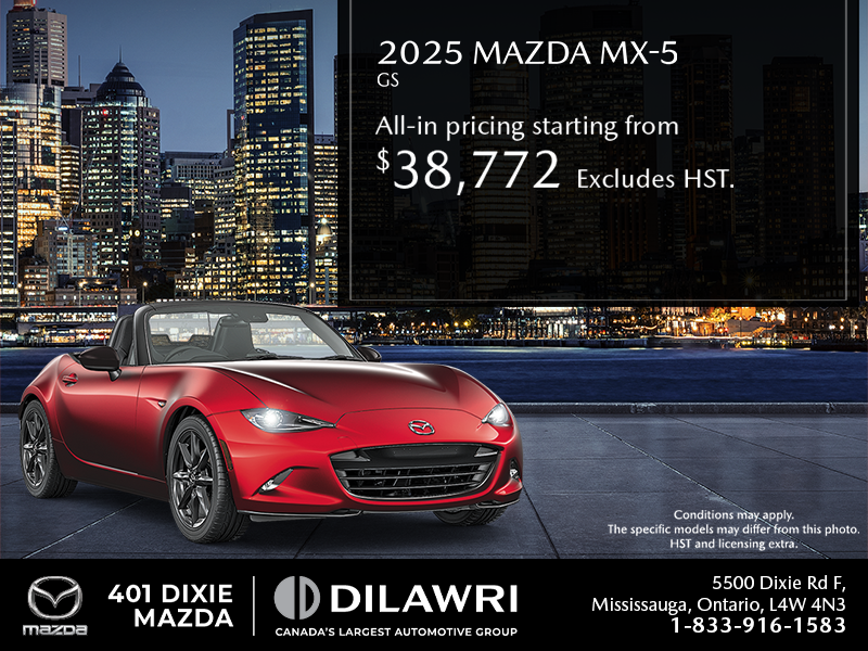 Get the 2025 Mazda MX-5