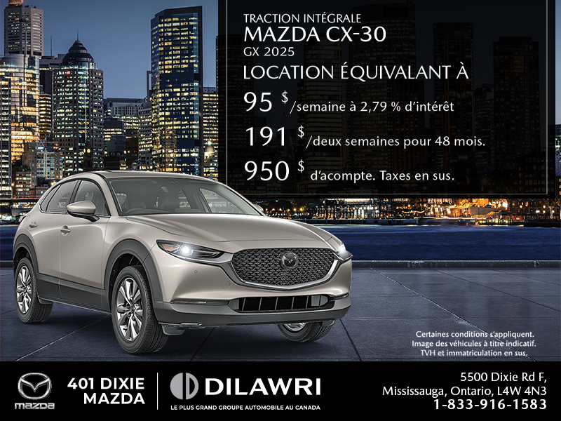 Procurez-vous le Mazda CX-30 2025