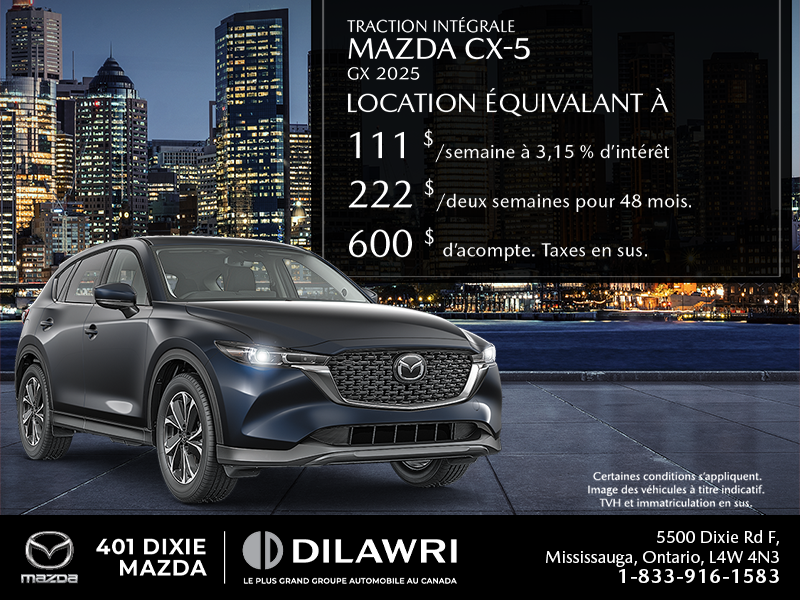 Procurez-vous le Mazda Cx-5 2025