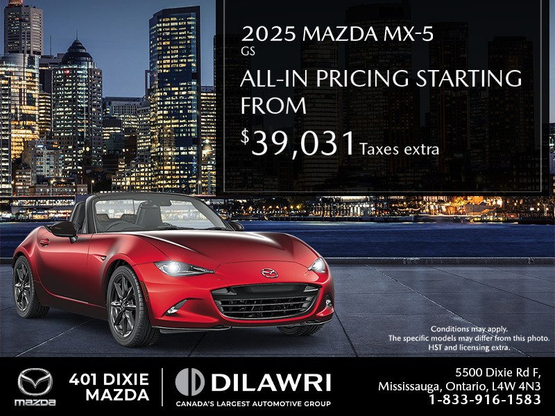 Get the 2025 Mazda MX-5