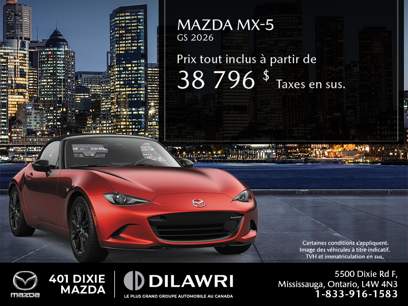 Procurez-vous le Mazda Mx-5 2025