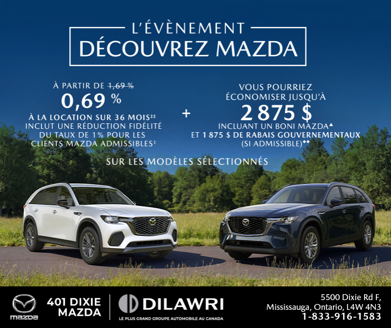 L'événement découvrez Mazda