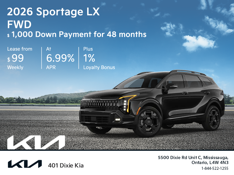 Get the 2026 Kia Sportage!