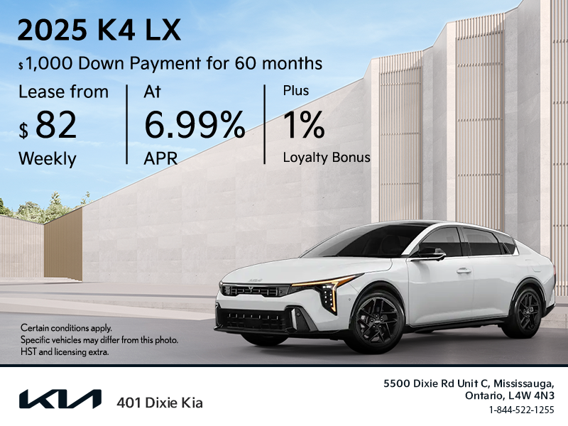 Get the 2025 Kia K4 !