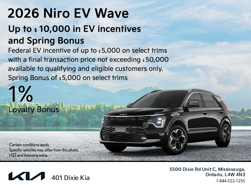 Get the 2026 Kia Niro EV!