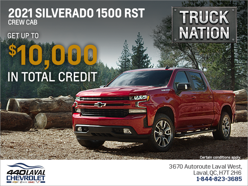 Get the 2021 Chevrolet Silverado