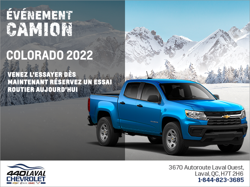Le Chevrolet Colorado 2022