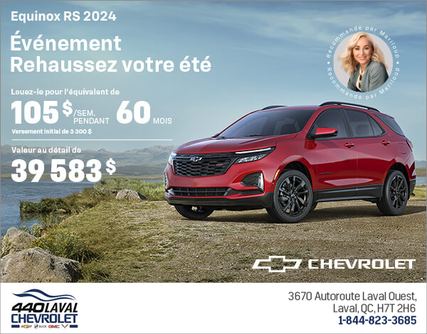 Procurez-vous le Chevrolet Equinox 2024