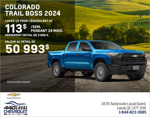 Le Chevrolet Colorado 2024