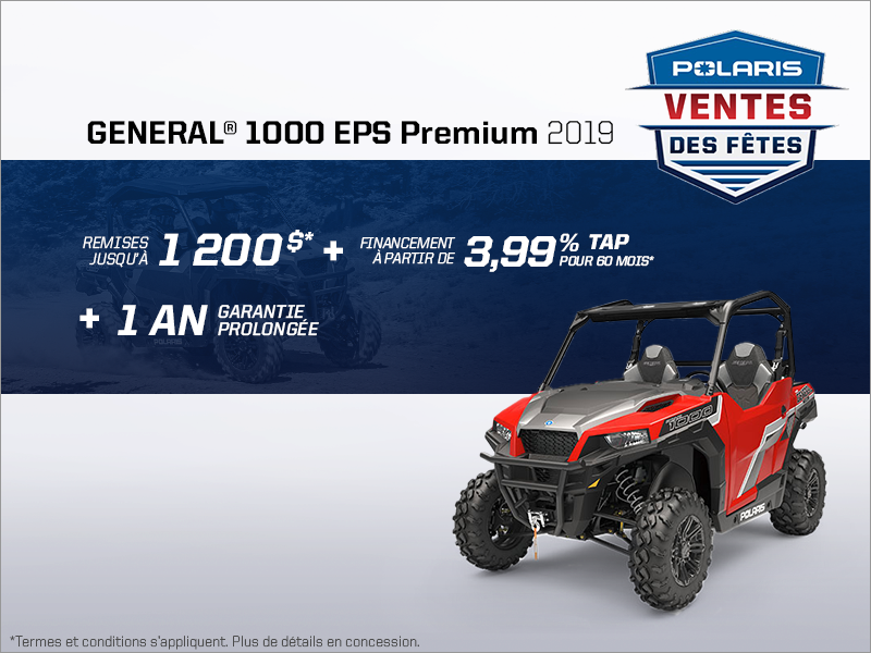 Épargnez sur le General 1000 EPS Premium 2019