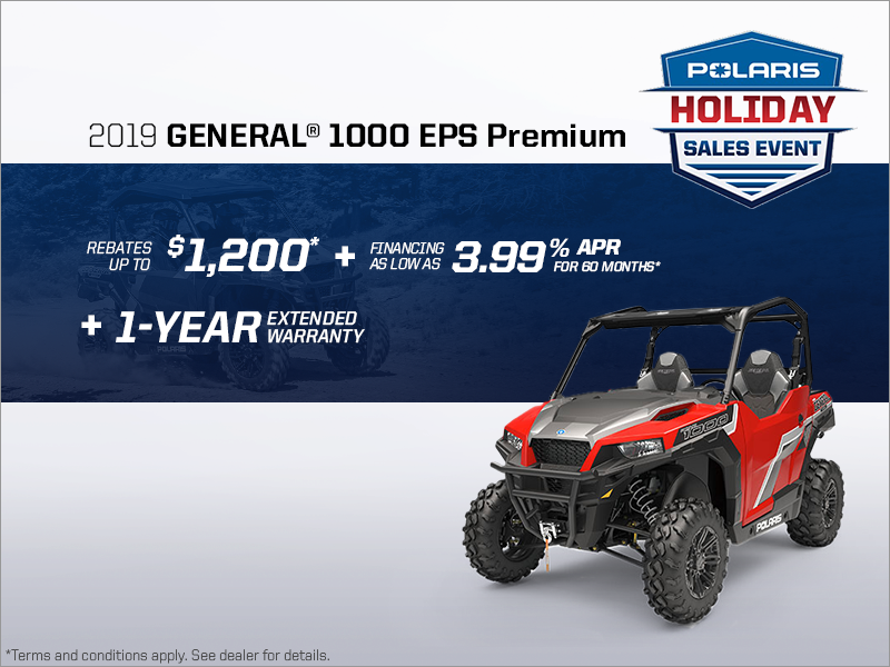 Save on the 2019 General 1000 EPS Premium